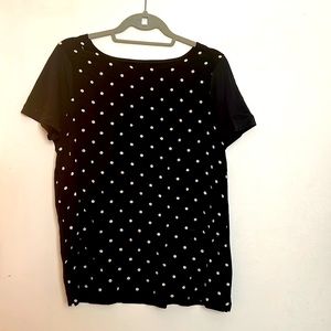 Hi-line by Madewell Polkadot tee